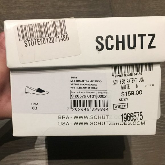 Schutz white patent leather flats - Picture 4 of 9